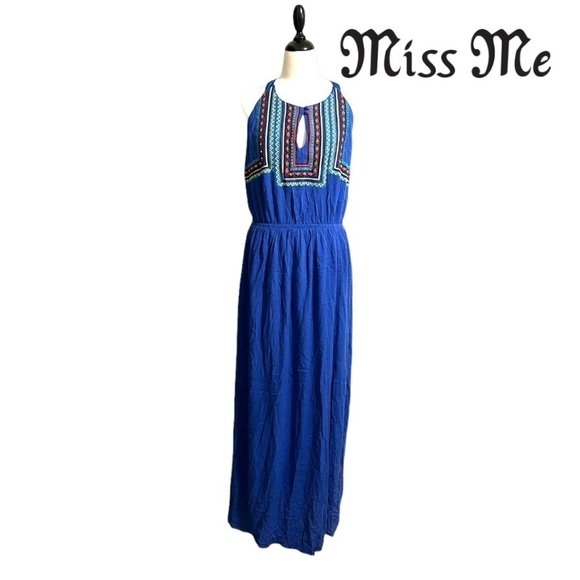 MISS ME MAXI DRESS (NWT) Embroidered Top Size Medium - Picture 5 of 7